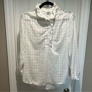 VINTAGE Amici 90s Ruffle Blouse – Size 9/10